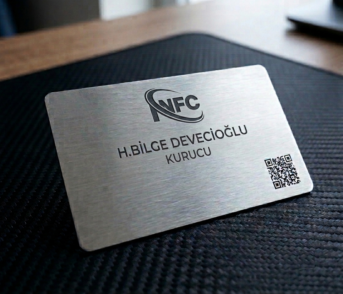 NFCTURK METAL DİJİTAL KARTVİZİT